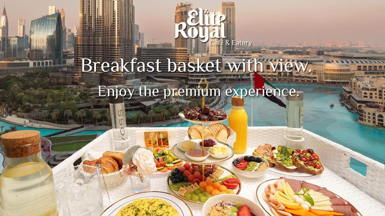 Elite Royal Apartment - Full Burj Khalifa & Fountain View - Premier - 2 Bedrooms & 1 Open Bedroom Without Partition Дубай Екстериор снимка