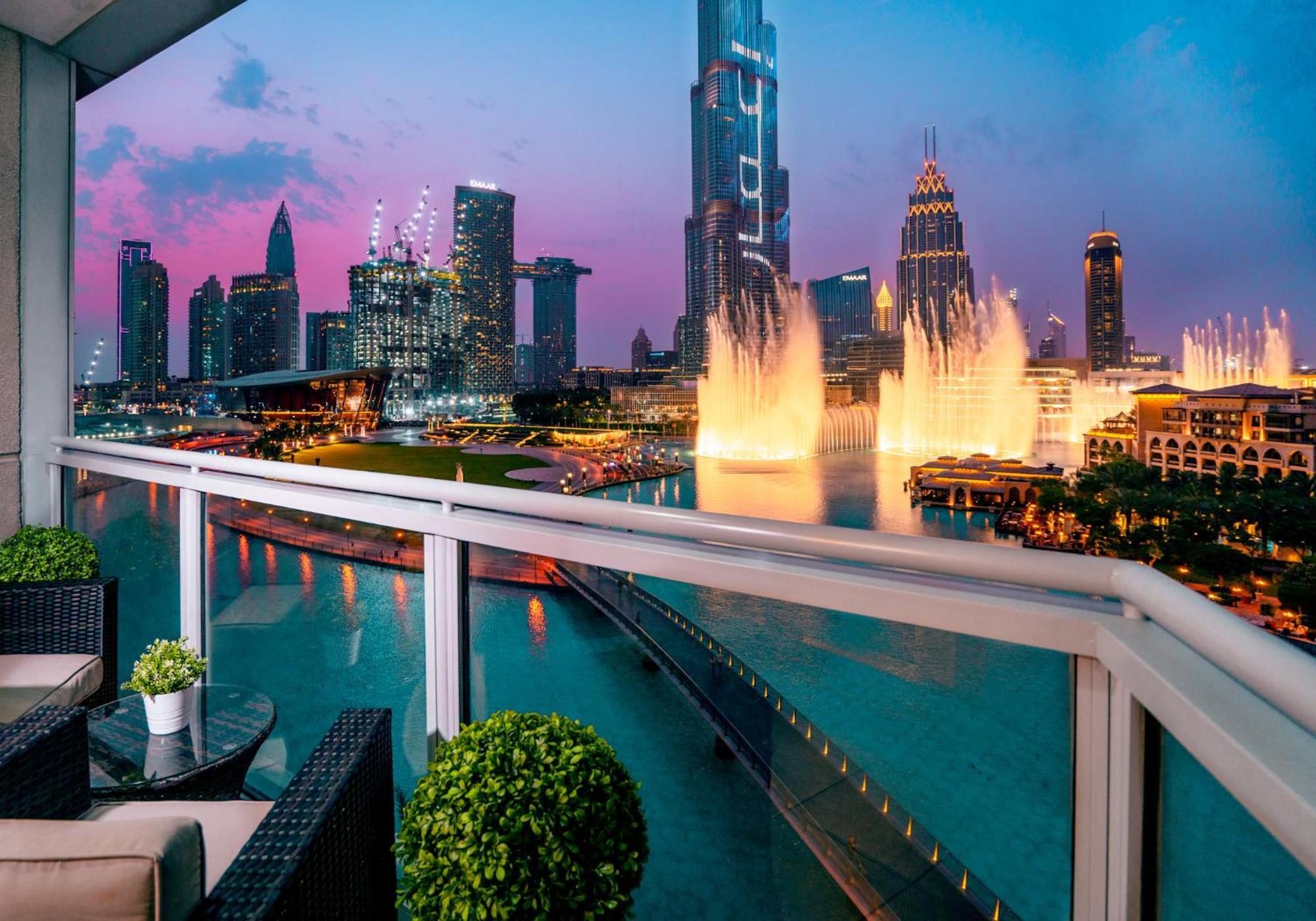 Elite Royal Apartment - Full Burj Khalifa & Fountain View - Premier - 2 Bedrooms & 1 Open Bedroom Without Partition Дубай Екстериор снимка